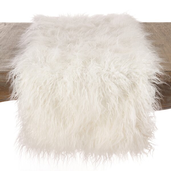 Fur on sale table runner